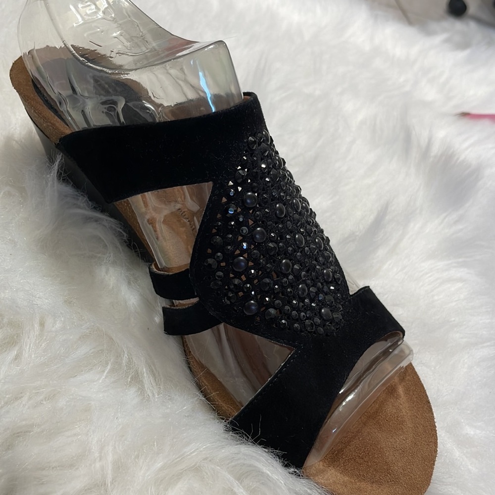 Sofft glitter slide sandal